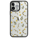 Long Stemmed Wildflowers - Dried Flower-Inspired Phone Case iPhone 13 Pro Max / Black Impact Case,iPhone 14 Pro Max / Black Impact Case Blanc Space