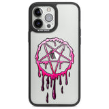 Pentagram of Blood Phone Case iPhone 13 Pro Max / Black Impact Case,iPhone 14 Pro Max / Black Impact Case Blanc Space