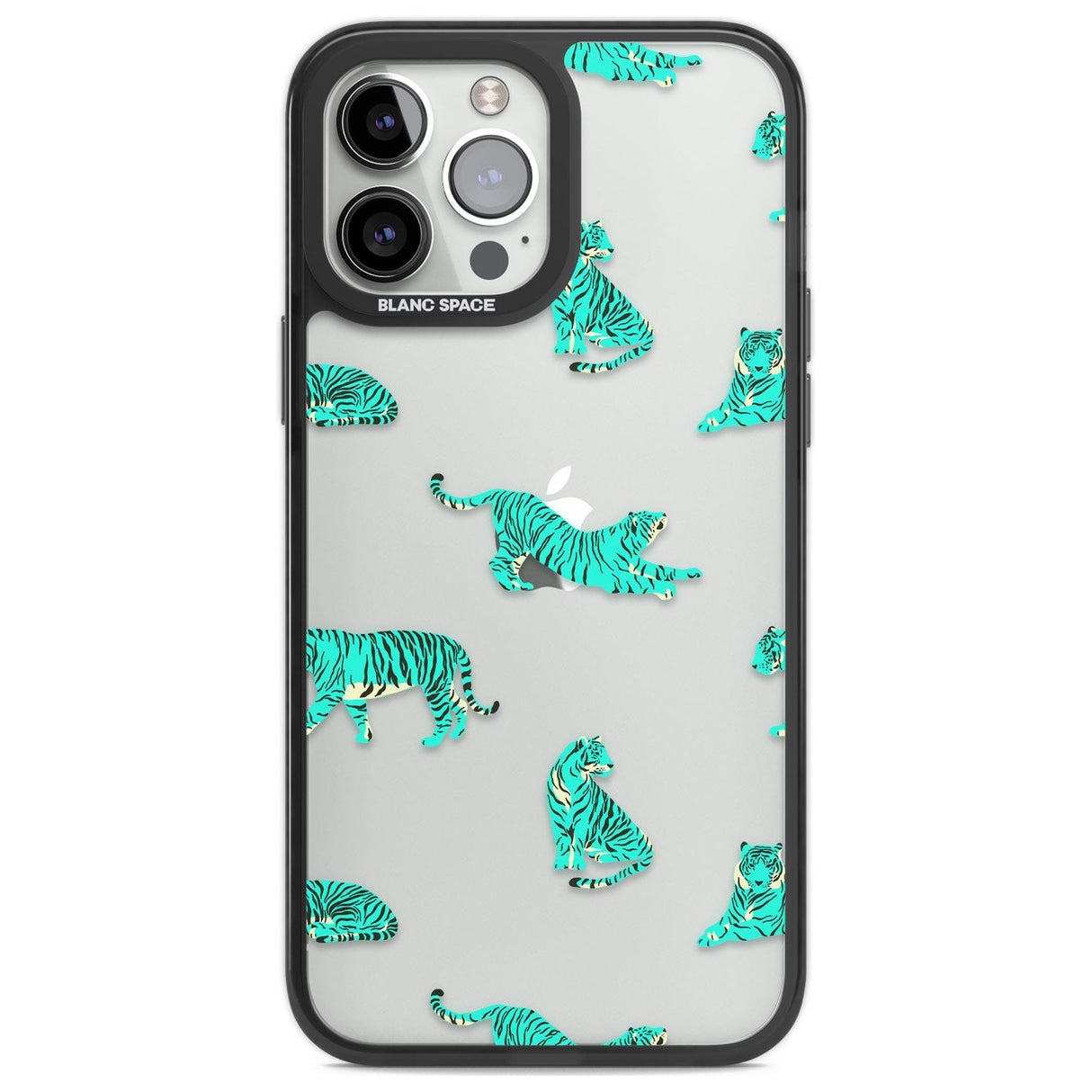 Turquoise Tiger Jungle Cat Pattern