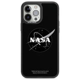 Dark NASA Meatball Phone Case iPhone 13 Pro Max / Black Impact Case,iPhone 14 Pro Max / Black Impact Case Blanc Space