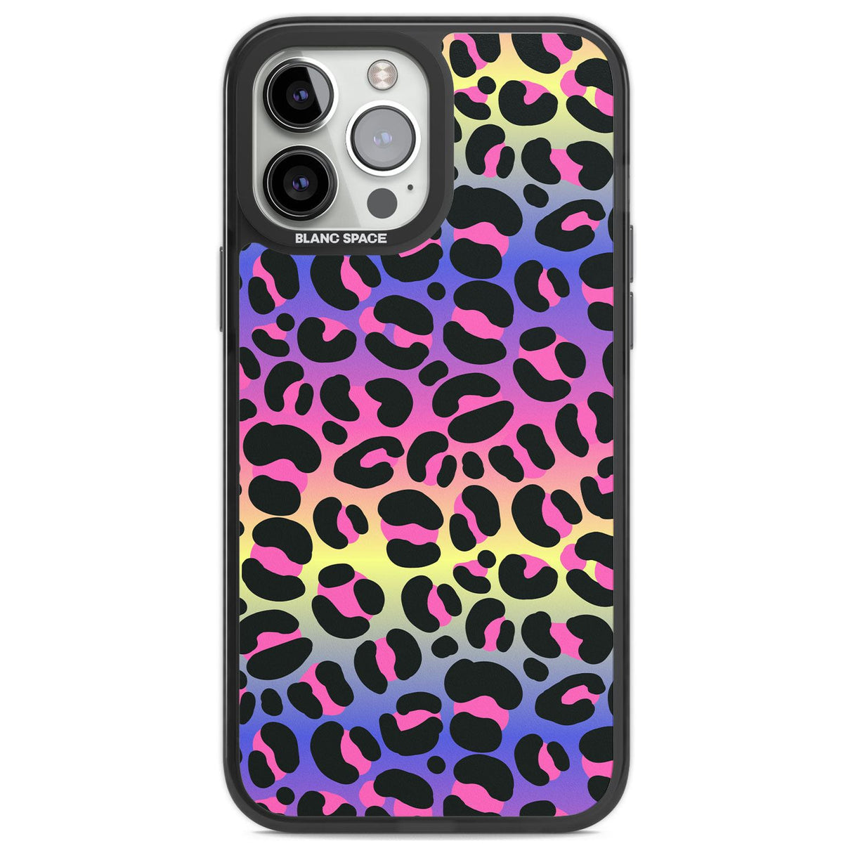 Rainbow Gradient Leopard Print