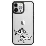 Dog Spirit Phone Case iPhone 13 Pro Max / Black Impact Case,iPhone 14 Pro Max / Black Impact Case Blanc Space