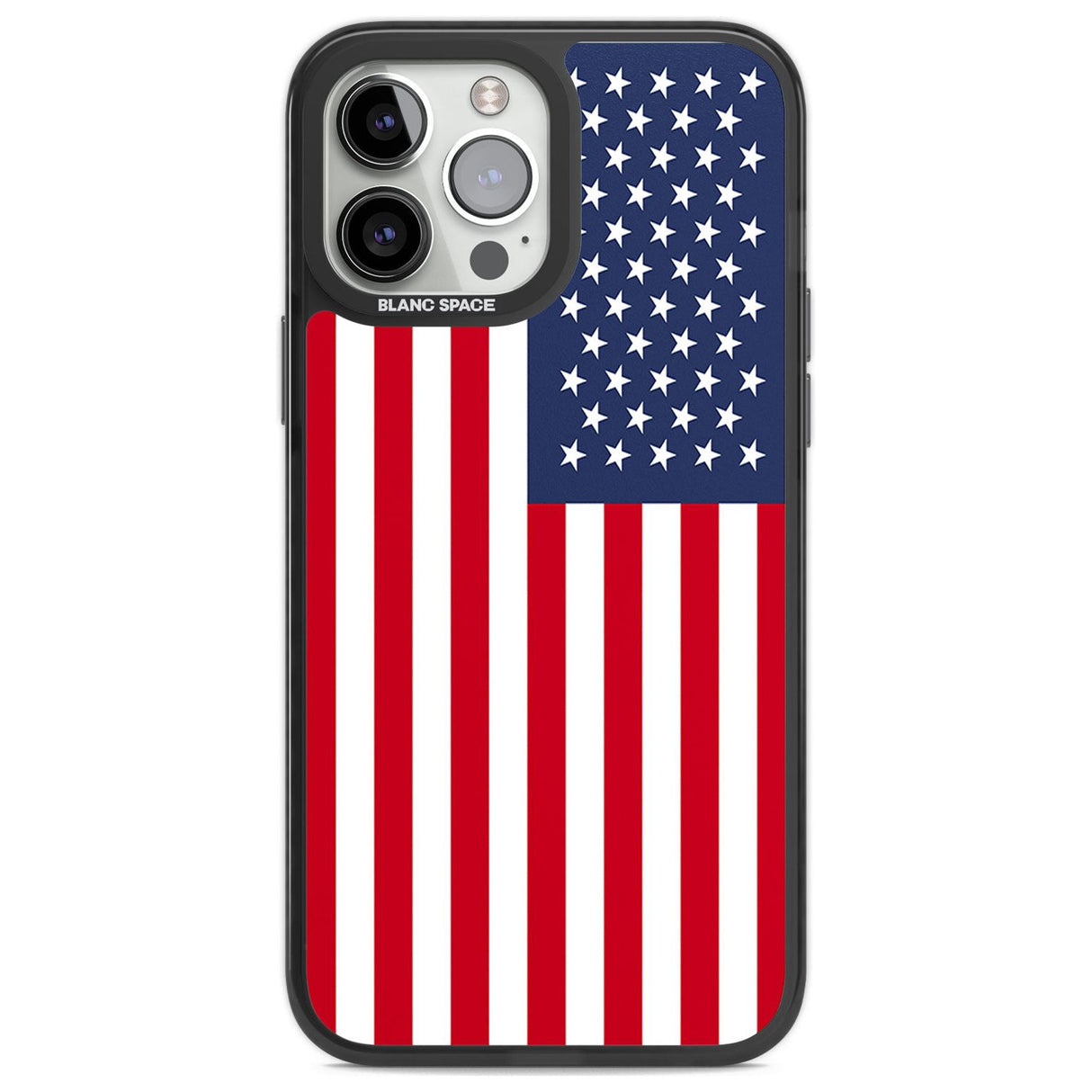 American Flag Phone Case iPhone 14 Pro Max / Black Impact Case,iPhone 13 Pro Max / Black Impact Case Blanc Space