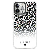 Personalised Pastel Leopard Spots Custom Phone Case iPhone 13 Pro Max / Impact Case,iPhone 14 Pro Max / Impact Case Blanc Space