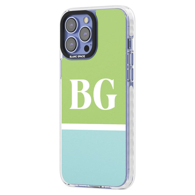 Personalised Colourblock: Green & Turquoise Custom Phone Case iPhone 15 Pro Max / Black Impact Case,iPhone 15 Plus / Black Impact Case,iPhone 15 Pro / Black Impact Case,iPhone 15 / Black Impact Case,iPhone 15 Pro Max / Impact Case,iPhone 15 Plus / Impact Case,iPhone 15 Pro / Impact Case,iPhone 15 / Impact Case,iPhone 15 Pro Max / Magsafe Black Impact Case,iPhone 15 Plus / Magsafe Black Impact Case,iPhone 15 Pro / Magsafe Black Impact Case,iPhone 15 / Magsafe Black Impact Case,iPhone 14 Pro Max / Black Impac