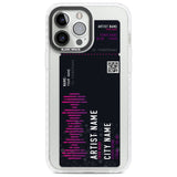 Personalised Concert Ticket Custom Phone Case iPhone 13 Pro Max / Impact Case,iPhone 14 Pro Max / Impact Case Blanc Space