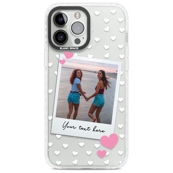 Personalised Hearts Instant Camera Photo