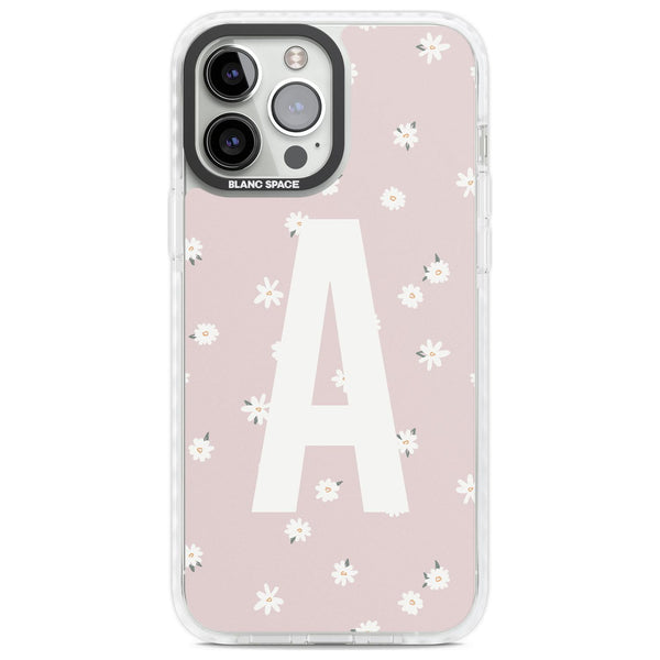 Personalised Pink Daisy Initial