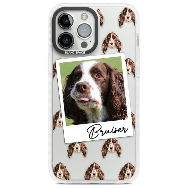 Personalised Springer Spaniel Instant Camera Photo