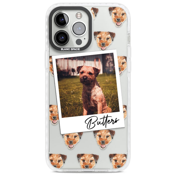 Personalised Border Terrier Instant Camera Photo