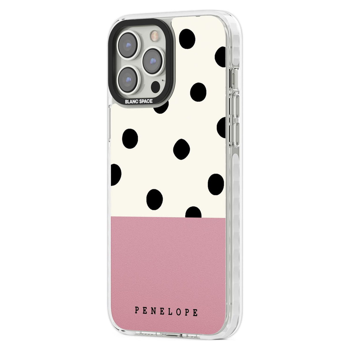 Personalised Pink Border Polka Dot Custom Phone Case iPhone 15 Pro Max / Black Impact Case,iPhone 15 Plus / Black Impact Case,iPhone 15 Pro / Black Impact Case,iPhone 15 / Black Impact Case,iPhone 15 Pro Max / Impact Case,iPhone 15 Plus / Impact Case,iPhone 15 Pro / Impact Case,iPhone 15 / Impact Case,iPhone 15 Pro Max / Magsafe Black Impact Case,iPhone 15 Plus / Magsafe Black Impact Case,iPhone 15 Pro / Magsafe Black Impact Case,iPhone 15 / Magsafe Black Impact Case,iPhone 14 Pro Max / Black Impact Case,iP