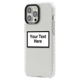 Personalised Create your own Warning Label Phone Case for iPhone 14 Pro Max