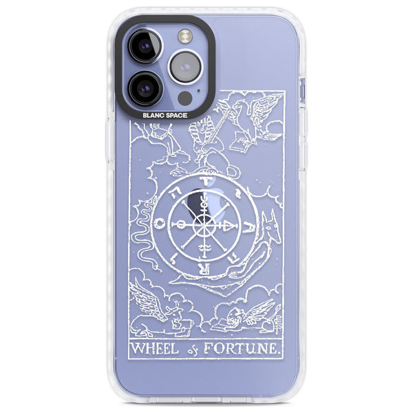 Personalised Wheel Of Fortune Tarot Card (White)