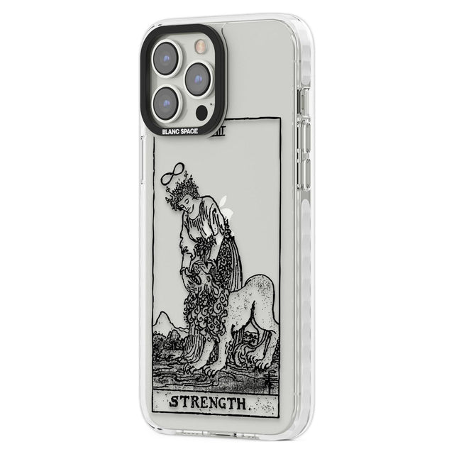 Personalised Strength Tarot Card - Transparent Custom Phone Case iPhone 15 Pro Max / Black Impact Case,iPhone 15 Plus / Black Impact Case,iPhone 15 Pro / Black Impact Case,iPhone 15 / Black Impact Case,iPhone 15 Pro Max / Impact Case,iPhone 15 Plus / Impact Case,iPhone 15 Pro / Impact Case,iPhone 15 / Impact Case,iPhone 15 Pro Max / Magsafe Black Impact Case,iPhone 15 Plus / Magsafe Black Impact Case,iPhone 15 Pro / Magsafe Black Impact Case,iPhone 15 / Magsafe Black Impact Case,iPhone 14 Pro Max / Black Im