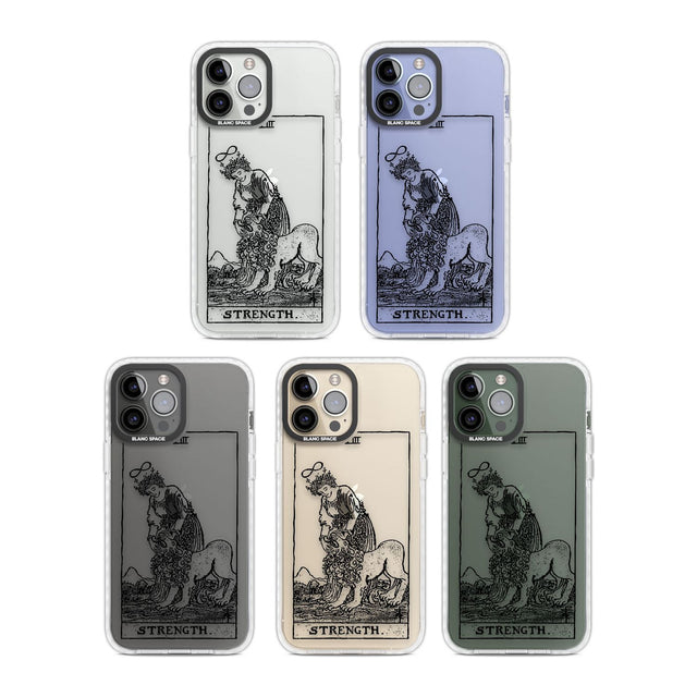 Personalised Strength Tarot Card - Transparent Custom Phone Case iPhone 15 Pro Max / Black Impact Case,iPhone 15 Plus / Black Impact Case,iPhone 15 Pro / Black Impact Case,iPhone 15 / Black Impact Case,iPhone 15 Pro Max / Impact Case,iPhone 15 Plus / Impact Case,iPhone 15 Pro / Impact Case,iPhone 15 / Impact Case,iPhone 15 Pro Max / Magsafe Black Impact Case,iPhone 15 Plus / Magsafe Black Impact Case,iPhone 15 Pro / Magsafe Black Impact Case,iPhone 15 / Magsafe Black Impact Case,iPhone 14 Pro Max / Black Im