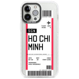 Personalised Ho Chi Minh City Boarding Pass Custom Phone Case iPhone 13 Pro Max / Impact Case,iPhone 14 Pro Max / Impact Case Blanc Space