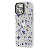 Violet & Blue Floral Pattern Design