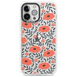 Red Poppy Transparent Floral