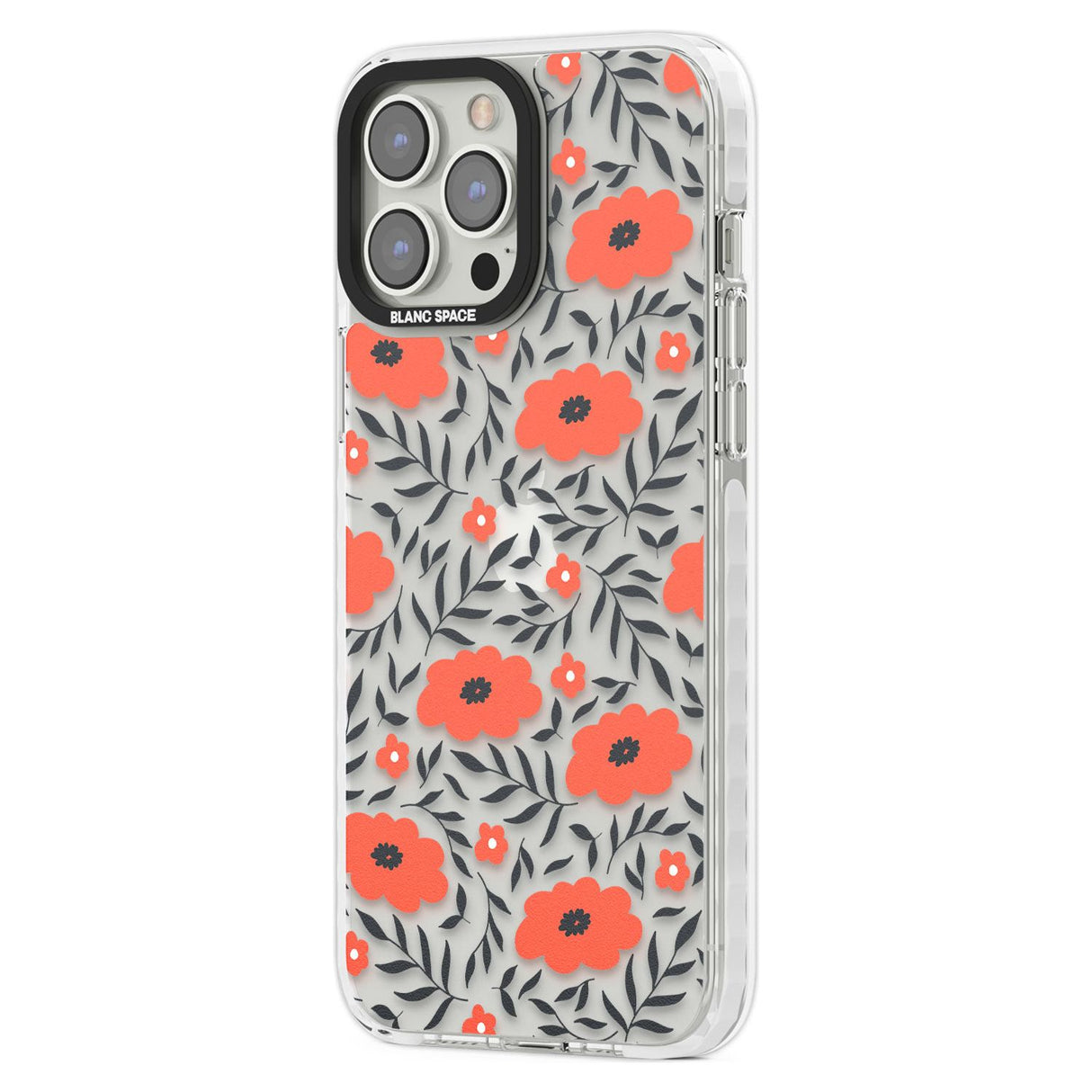 Red Poppy Transparent Floral