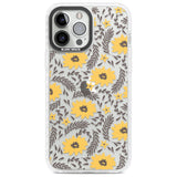 Yellow Blossoms Transparent Floral