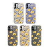 Yellow Blossoms Transparent Floral