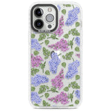 Purple Blossoms Transparent Floral