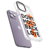 Don't Hold Back Love - Blue & WhitePhone Case for iPhone 14 Pro Max