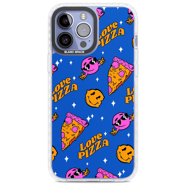 Psychedelic Love Pizza Pattern