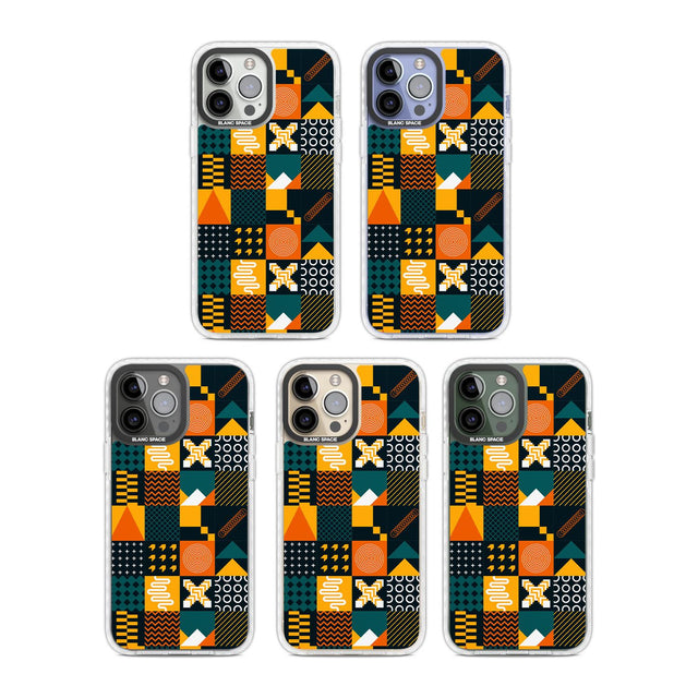 Funky Geometric Patterns: Orange & Dark Green Phone Case iPhone 15 Pro Max / Black Impact Case,iPhone 15 Plus / Black Impact Case,iPhone 15 Pro / Black Impact Case,iPhone 15 / Black Impact Case,iPhone 15 Pro Max / Impact Case,iPhone 15 Plus / Impact Case,iPhone 15 Pro / Impact Case,iPhone 15 / Impact Case,iPhone 15 Pro Max / Magsafe Black Impact Case,iPhone 15 Plus / Magsafe Black Impact Case,iPhone 15 Pro / Magsafe Black Impact Case,iPhone 15 / Magsafe Black Impact Case,iPhone 14 Pro Max / Black Impact Cas