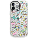 Cute Pattern Phone Case iPhone 13 Pro Max / Impact Case,iPhone 14 Pro Max / Impact Case Blanc Space