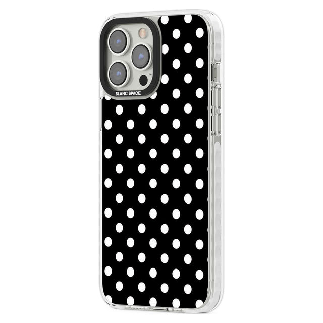 Designer Chic Black Polka Dot Phone Case iPhone 15 Pro Max / Black Impact Case,iPhone 15 Plus / Black Impact Case,iPhone 15 Pro / Black Impact Case,iPhone 15 / Black Impact Case,iPhone 15 Pro Max / Impact Case,iPhone 15 Plus / Impact Case,iPhone 15 Pro / Impact Case,iPhone 15 / Impact Case,iPhone 15 Pro Max / Magsafe Black Impact Case,iPhone 15 Plus / Magsafe Black Impact Case,iPhone 15 Pro / Magsafe Black Impact Case,iPhone 15 / Magsafe Black Impact Case,iPhone 14 Pro Max / Black Impact Case,iPhone 14 Plus