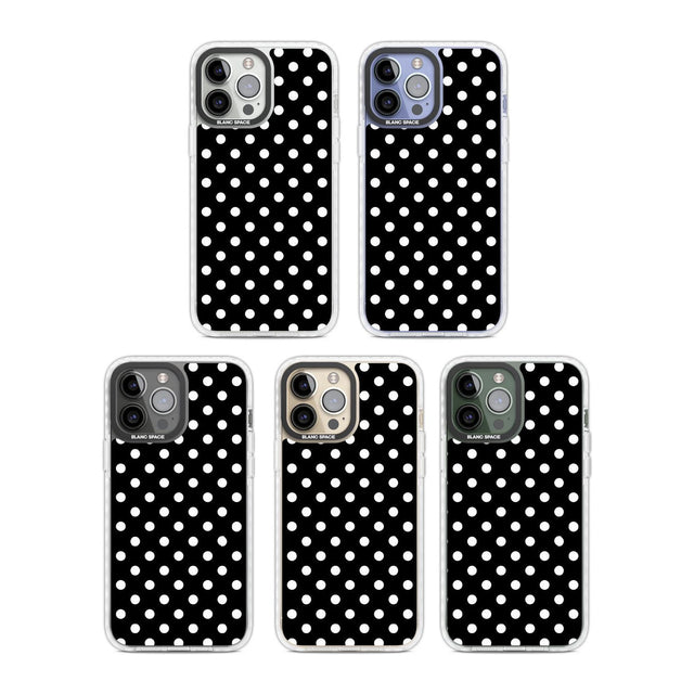 Designer Chic Black Polka Dot Phone Case iPhone 15 Pro Max / Black Impact Case,iPhone 15 Plus / Black Impact Case,iPhone 15 Pro / Black Impact Case,iPhone 15 / Black Impact Case,iPhone 15 Pro Max / Impact Case,iPhone 15 Plus / Impact Case,iPhone 15 Pro / Impact Case,iPhone 15 / Impact Case,iPhone 15 Pro Max / Magsafe Black Impact Case,iPhone 15 Plus / Magsafe Black Impact Case,iPhone 15 Pro / Magsafe Black Impact Case,iPhone 15 / Magsafe Black Impact Case,iPhone 14 Pro Max / Black Impact Case,iPhone 14 Plus