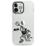 Dancing Devil Phone Case iPhone 13 Pro Max / Impact Case,iPhone 14 Pro Max / Impact Case Blanc Space