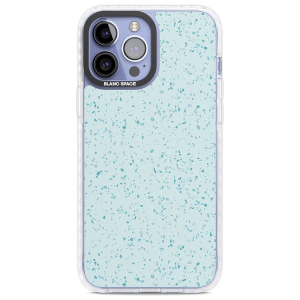 Light Blue Terrazzo Pattern