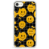 Acid Face Grid Pattern Impact Phone Case for iPhone SE 8 7 Plus