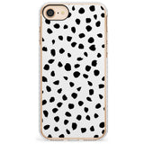 Dalmatian Print Slim TPU Phone Case for iPhone SE 8 7 Plus