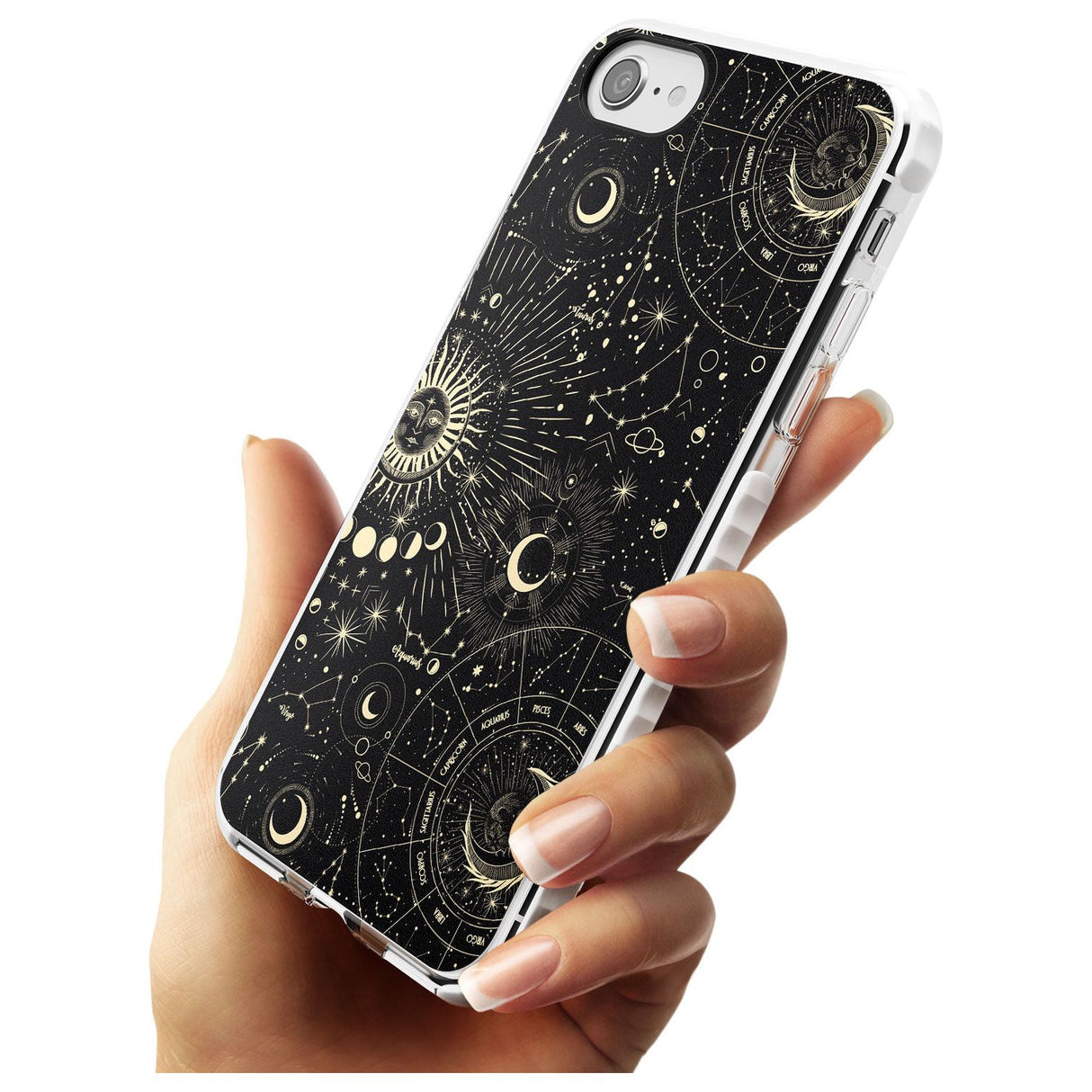 Suns & Zodiac Charts Slim TPU Phone Case for iPhone SE 8 7 Plus