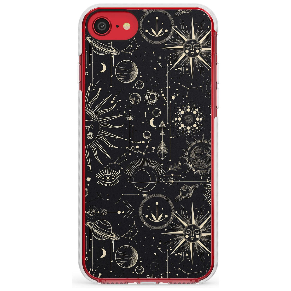 Suns & Planets Slim TPU Phone Case for iPhone SE 8 7 Plus