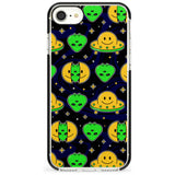 Alien Head Pattern Black Impact Phone Case for iPhone SE 8 7 Plus