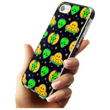 Alien Head Pattern Black Impact Phone Case for iPhone SE 8 7 Plus