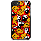 Yin Yang Acid Face Black Impact Phone Case for iPhone SE 8 7 Plus