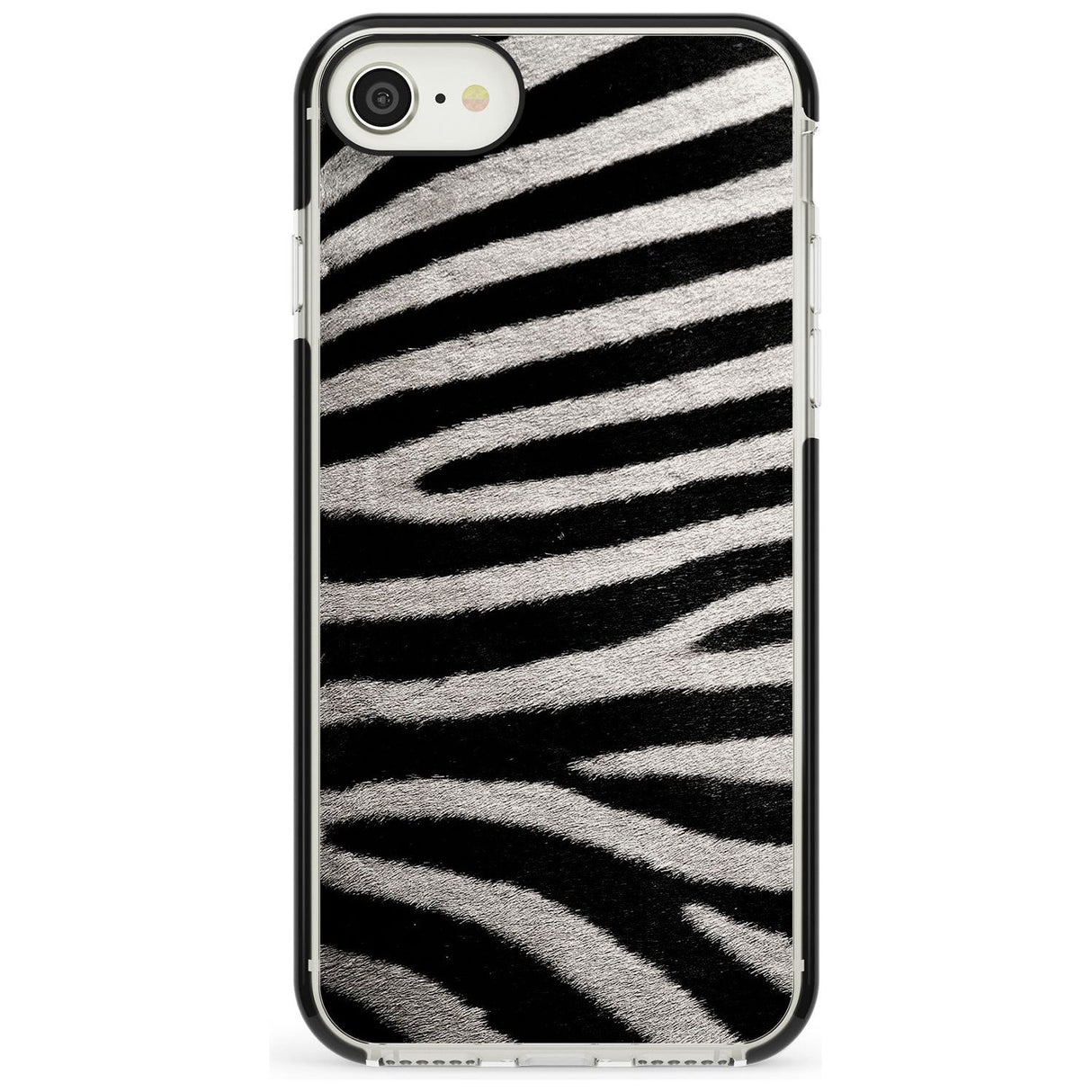 Zebra Print iPhone Case  Black Impact Phone Case - Case Warehouse