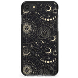 Suns, Moons & Star Signs Pink Fade Impact Phone Case for iPhone SE 8 7 Plus