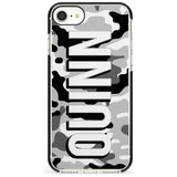 Greyscale Camo Pink Fade Impact Phone Case for iPhone SE 8 7 Plus