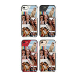 Personalised Heart Photo Grid Phone Case for iPhone SE