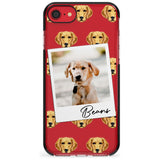 Labrador - Custom Dog Photo Pink Fade Impact Phone Case for iPhone SE 8 7 Plus