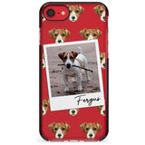 Jack Russell - Custom Dog Photo Pink Fade Impact Phone Case for iPhone SE 8 7 Plus