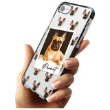 French Bulldog, Tan - Custom Dog Photo Pink Fade Impact Phone Case for iPhone SE 8 7 Plus