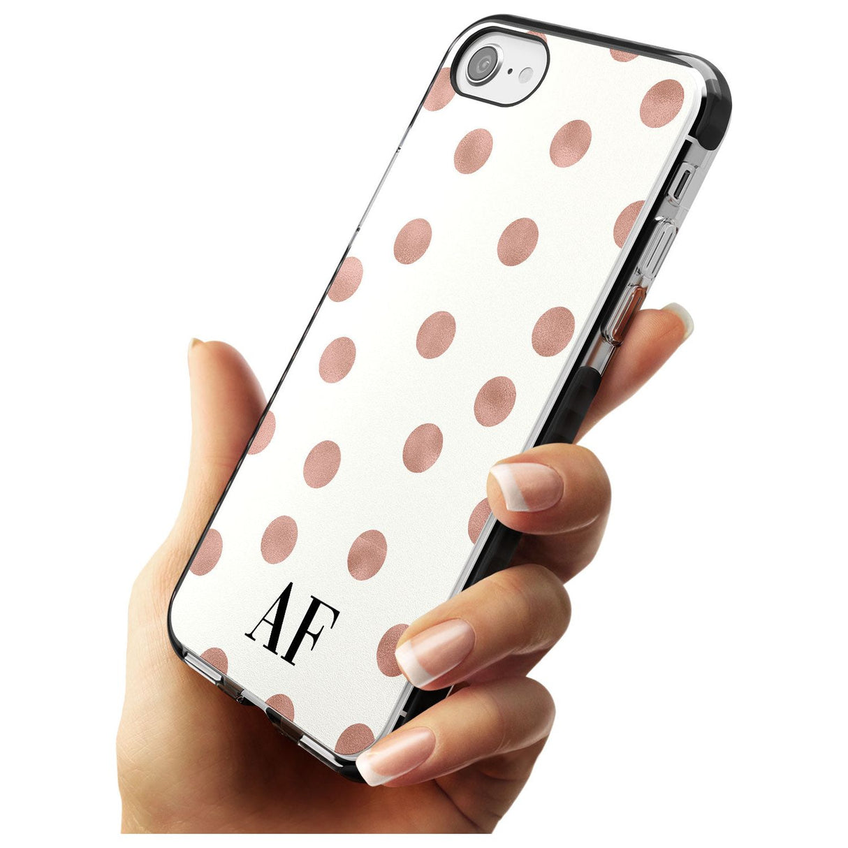 Initials & Dots iPhone Case   Custom Phone Case - Case Warehouse