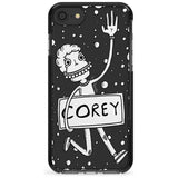 Personalised Custom Banner Boy Black Impact Phone Case for iPhone SE 8 7 Plus